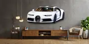 [Namly Design] Wallsticker – Bugatti / White