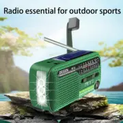 DEGEN DE13 Hand Crank Solar Power Emergency Weather Radio NOAA Portable Receiver