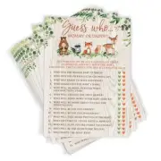 Woodland Baby Guess Who Game | Set of 50