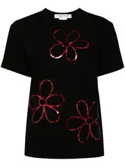 [COMME des GARCONS COMME des GARCONS] Cotton Jersey Hologram Print T-Shirt