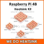 4Pcs Kit Copper Cooler DIY Heatsink Set Cooler For Raspberry Pi 4 4b Model 4B