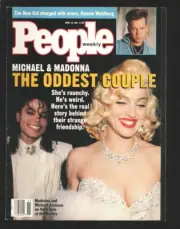 MAG: People Weekly 4/15/1991-Madonna & Michael Jackson-Donnie Wahlberg-George...