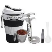 Coffee & Tea to Go Go - Dual Purpose: Home & Portable Brewing Kit