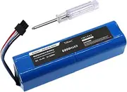 14.4V 6800mAh Battery Compatible with Dreame D10s D10 Plus L10 Pro Plus L10 L10s Z10 Pro F9 D9 D9 Pro D9 Max RLS5-BL0 RLS5-WH0 RVS5-WH0 RL55L Replacement Battery