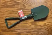Folding Survival Military Style Trench Shovel Spartan MSU Go Green!