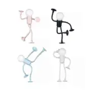 Changeable Shape Funny Sportsman Night Light,2024 Newest DIY Shape Night Lights Pink