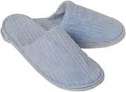 5 Pairs Disposable Slippers Closed Toe Spa Slippers Non-Slip Breathable Slippers for Hotel, Guests, Travel (Size : 1 paio)