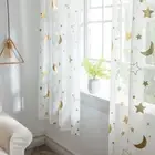 Sheer Curtains Tulle Curtains For Living Room Voile Gold Silver Decorate New