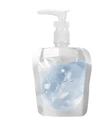 Liquid Pouches for Travel - Travel Toiletry Bottles Leakproof Fluid Makeup Packing Bag | Wide Opening Cosmetic Carrier Refillable Pouches for Lotions Perfumes Shampoos