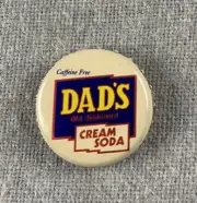 Soft Drink Bottle Cap ~ DAD'S Old Fashioned Cream Soda. Jasper, Indiana