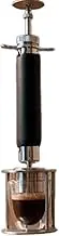 KHZKHC Manual Espresso Maker, Portable Stainless Steel Espresso Maker, No Electricity Required, Visual Water Tank, Pressure Handle Rotated Adjusted, for Home, Outdoor, Camping