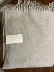 ALICIA ADAMS ALPACA THROW BLANKET 70" x 60" ALPACA; WOOL; SYNTHETIC NEW