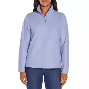 Eddie Bauer Women's XS Long Sleeve Polar Fleece Quarter Zip Pullover $70