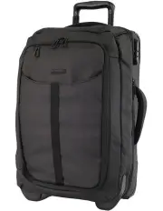 [PIERRE CARDIN] Cabin Soft Shell Trolley Suitcase 54cm in Black