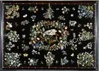 Nature Pattern Inlay Work Conference Table for Office Marble Dining Table Top