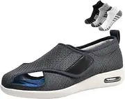 LFFTBK Spring Diabetic Shoes,Wide Last Breathable Adjustable Laces for Elderly with Swollen Feet