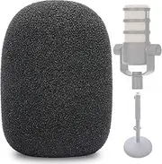PodMic Pop Filter Foam Cover - Microphone Windscreen Wind Cover Customized for Rode PodMic Podcasting Mic to Blocks Out Plosives by YOUSHARES