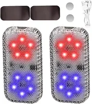 Flashing LED Door Lights | Car Door LED Lights | Wireless Car Door Light, Rechargeable Car Door Lamps, Vehicle Door Safety Lights, Exterior Car Door Lights Suitable Use for Car Door Edge Warning Light
