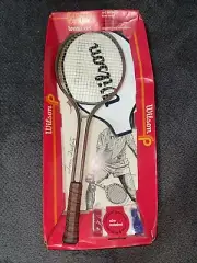 Vintage Wilson Tennis Racquet And Matching Cover New (SHELF)