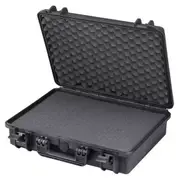 Plastica Panaro MAX465H125S 19.5L IP67 Watertight Equipment Hard Case + Foam in Black