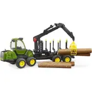 Bruder - John Deere 1210e Forwarder With 4 Trunks And Grab 1:16 from Tates To...
