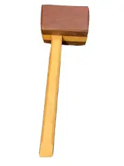 Wooden Mallet Hammer: custom made with Purple heart and maple wood.