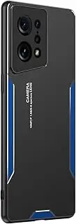 Compatible with Oppo Find X5 5G Case Shockproof and Bumper Full Body Camera Lens Protection Phone Case Cover Blue