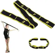 Stretch Bands, Yoga Straps for Stretching, Elastic Stretching Bands with Loops, Multi-Use Lightweight, for Ballet, Dance