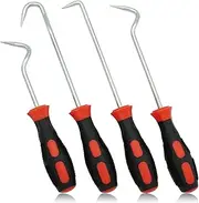 Hose Removal Hook Pick Set Pack of 4, 10" Hose Hook, 8" Hose Remover, Hose Puller Tool for Radiator Hoses