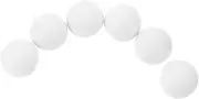 HOOTNEE 6pcs Mini Soccer Balls for Foosball Table Tabletop Game Replacement Parts Material Fun Indoor Activity for Adults for Table Soccer Games