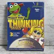 NEW Jim Henson’s Muppet Kids 3 Titles Thinking Skills Brighter Child PC Windows