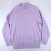 Vineyard Vines Men's Cashmere Fisherman Quarter Zip Sz L NWT $328 Sweater