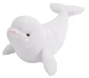 Wild Republic: Mini Whale Beluga - 8" Ecokins Plush Toy
