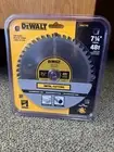 Dewalt saw Blade 7 1/4" 48T