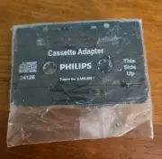 BRAND NEW Philips Universal Cassette Adapter 3.5mm Audio Jack MP3 iPhone Android