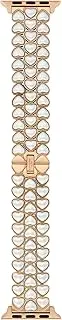 [Kate Spade New York] Womens Rose Gold Tone Stainless Steel Band for Apple Watch® (38/40/41/42/44/45/49mm cases), KSS0145E, multicolor, ワンサイズ