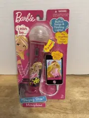 Barbie Singing Star Microphone Princess And Popstar Songs & Flashing Lights