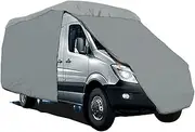 SavvyCraft Premium Class B RV Cover, Waterproof Tear-Resistant Windproof Class B RV Motorhome High Top Conversion Van Cover Trailer Camper Van Cover Fits 24ft L with 36" Bubble Top