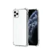 Apple iPhone 12 Pro Max (6.7) Set White Clear Waterproof Transparent Soft Shockp