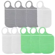 ELANE 9 Pcs Wash Board for Laundry Washboard for Hand Washing Clothes,Travel ...