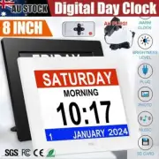 Dementia Digital Clock with Date and Day of Week,For Elderly,Medication Reminder