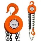 1 Ton Block and Tackle 5M Chain Block Hoist Crane Lifting Pulley Puller Tool New