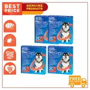 NEXGARD SPECTRA for 30.1 to 60 Kg Dog RED 3,6,12 Chews Flea and Worm Control