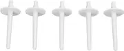 5Pcs Spool Pin, White Plastic Spool Pin, Universial Sewing Machine Spool Pin, Spool Holder for Household Sewing Machine Replacement