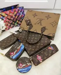 在飛比找Yahoo!奇摩拍賣優惠-LV M44576 ONTHEGO Monogram Gia