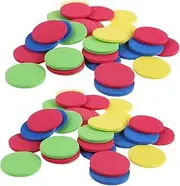Totority Interactive Launching Toys Set 90ct Dog Discs Cat Track Toys Foam Discs for Boys and Girls Handheld Fans Portable Games Birthday Party Favors
