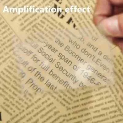 Magnifying transparent Fresnel Lens ( twin pack )