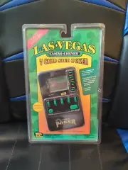 Brand New Sealed - Las Vegas Casino Corner Electronic Handheld Poker, 1995