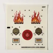 LEGO STICKER SHEET #1 Sir Fangar's Ice Fortress 70147 Legends of Chima Decal