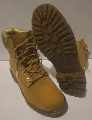 Timberland Heritage 6" Waterproof Boot Sz 7 Wheat Nubuck Gold TB 0A5RS8 231